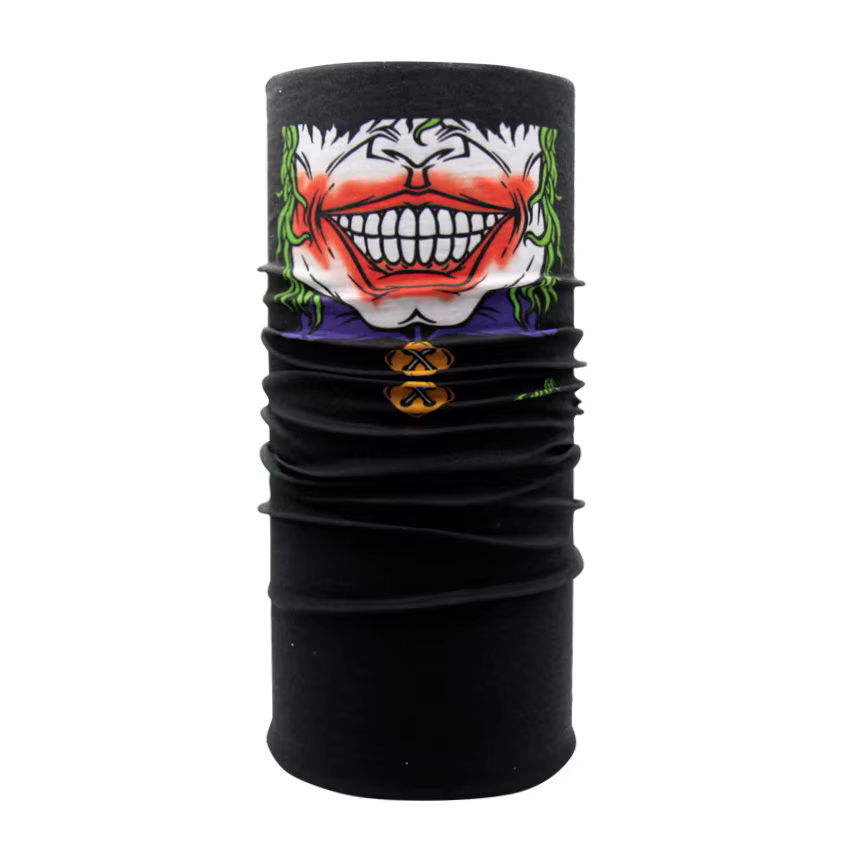 Pasamontañas de calavera para ciclismo al aire libre, máscara de media cara, bufanda mágica para motocicleta y Camping, protección solar, Bandana para el cuello, polainas para hombres y mujeres - imagen 4