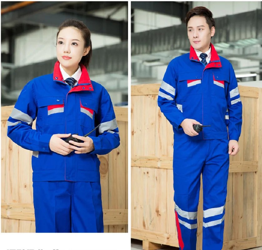 Hola visión Monos reflectantes administración de carretera construcción rescate en carretera jardín uniformes municipales trajes de trabajo de saneamiento - imagen 4