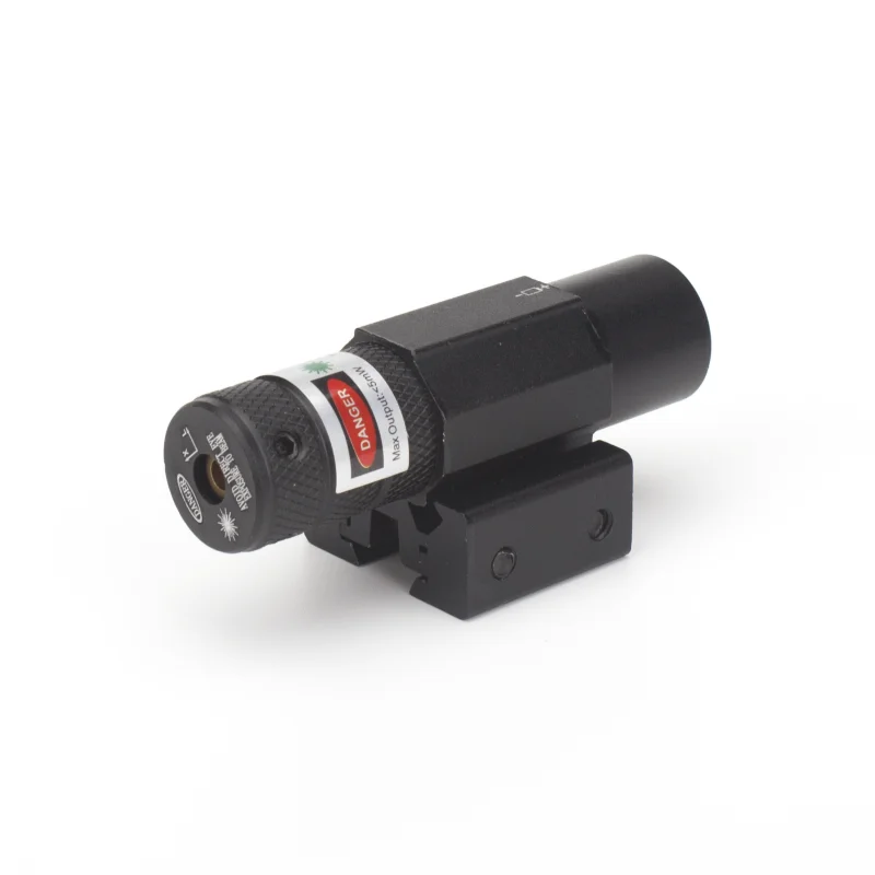 Sin batería, mira láser táctica de punto rojo para puntero láser de riel ajustable de 11/20mm - imagen 4