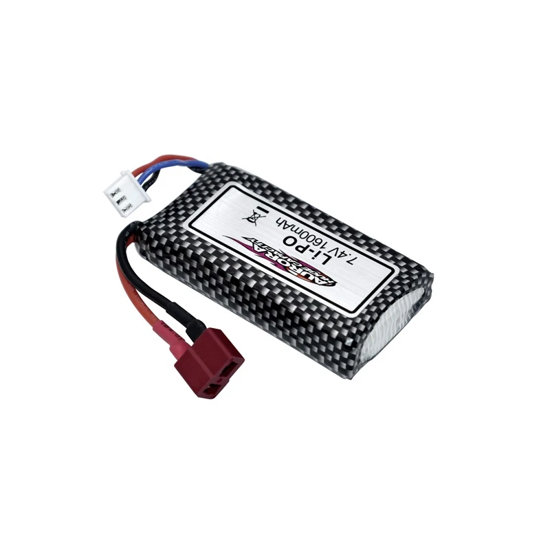Batería Lipo XLH 7,4 para coche teledirigido, recambio Original de 9125 v, 7,4 mah, 1600mah, 9125 mah, 1600 v, 1-5 unidades - imagen 4