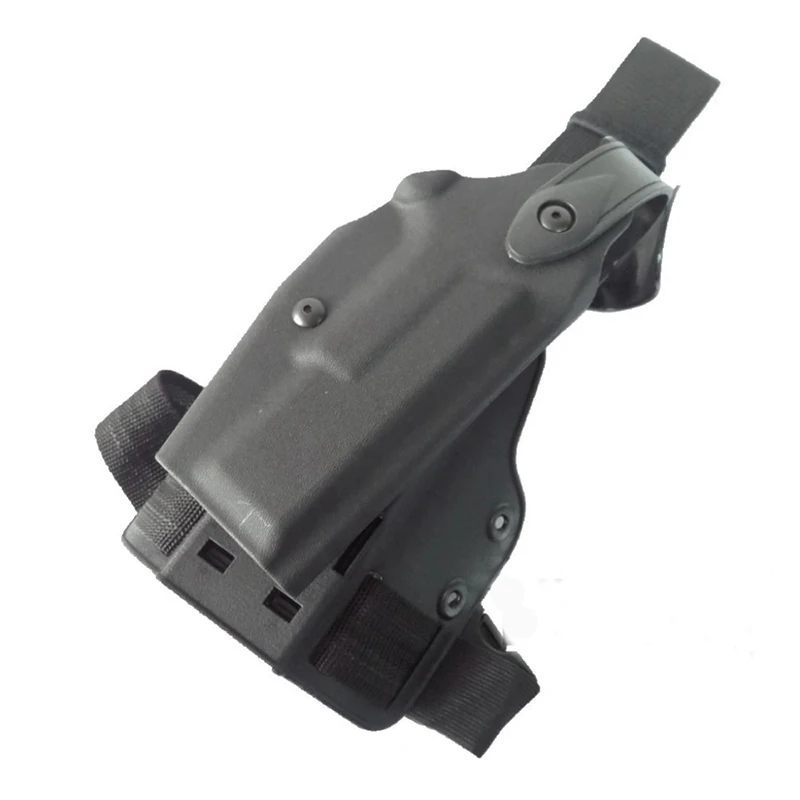Funda táctica para pistola Glock, funda para pistola de caza, mano derecha, pierna caída, Glock 17, 19, 22, 23, 31, 32 - imagen 4