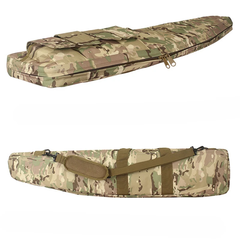 Funda de protección para Rifle de caza al aire libre, bolsa de nailon de 98/118cm, mochila de hombro para Airsoft - imagen 4