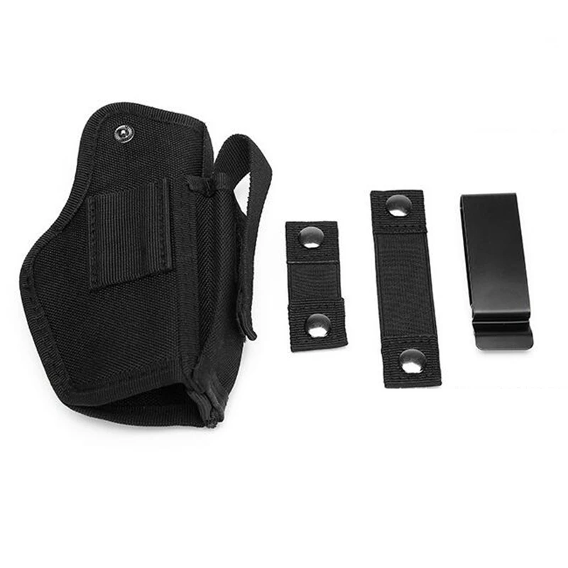 Funda de pistola táctica de nailon para caza al aire libre, combinación Universal para mano izquierda y derecha, Glock 17 19 USP - imagen 3