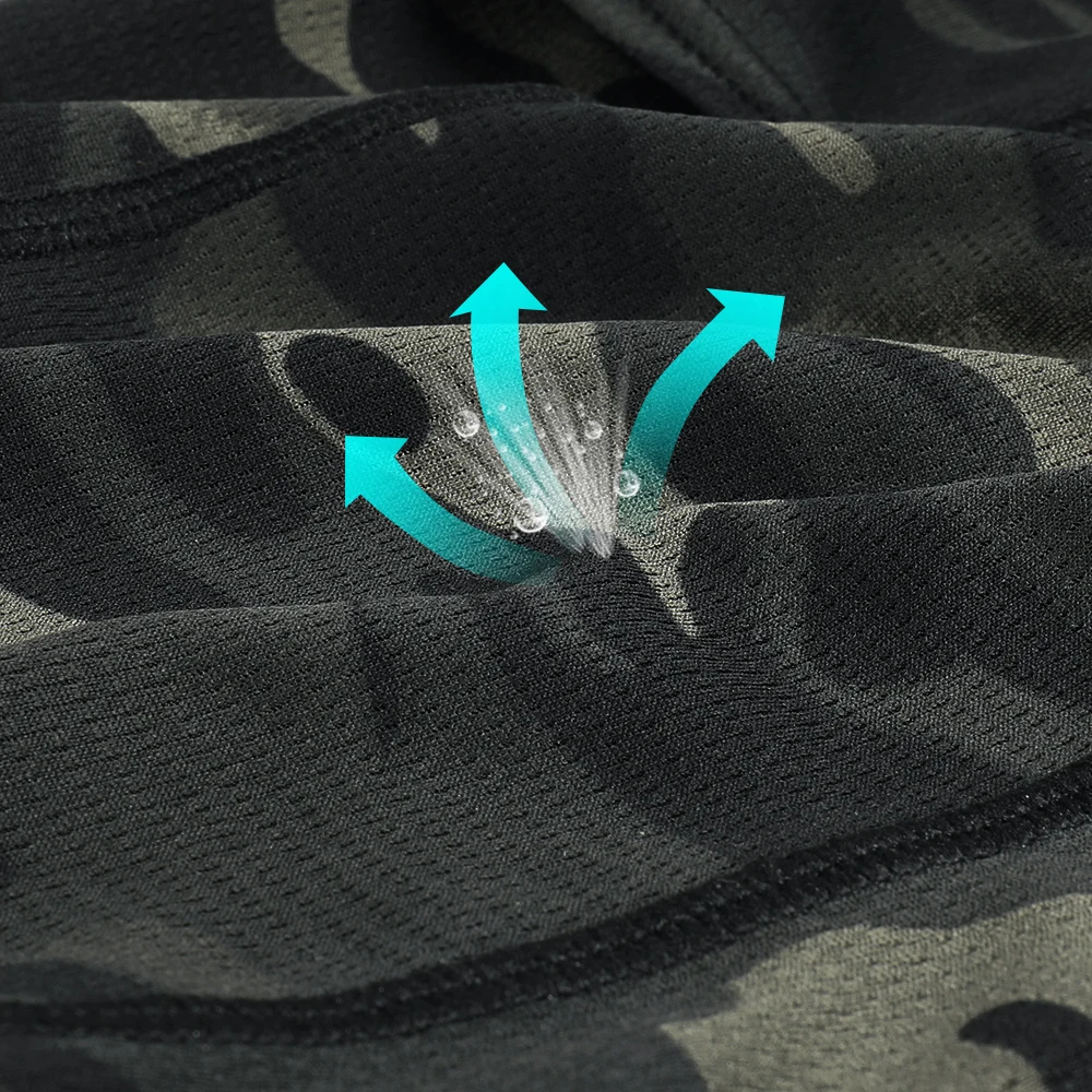 Pasamontañas Camuflaje JIUSUYI - Detalle de diseño táctico