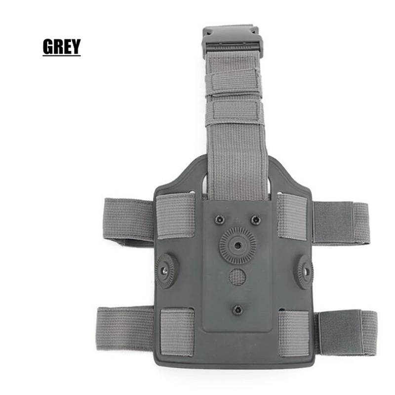 Muslera-funda táctica para muslo, plataforma IMI, placa de funda para pistola, adaptador de pierna para muslo para G17/ M9/ HK USP/Colt 1911 - imagen 3