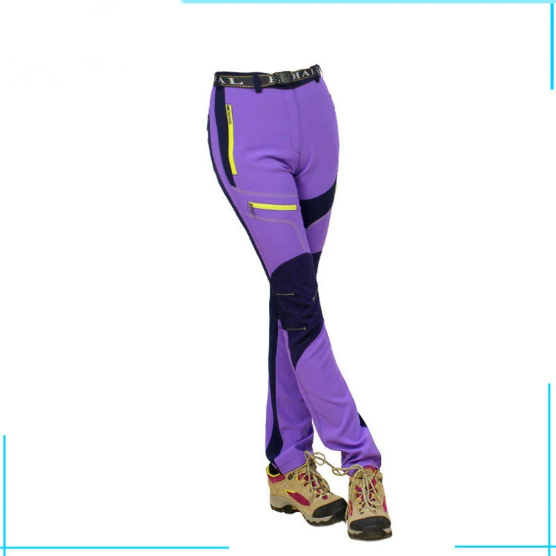 Pantalones deportivos transpirables para mujer, pantalón de secado rápido para senderismo, pesca, Camping, escalada, correr, exteriores, Verano - imagen 3