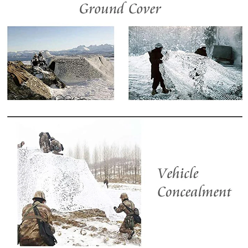 Red de camuflaje para jardín, red colgante de 6x6, 7, 8, 10 y 12M para sombra de terraza - imagen 5