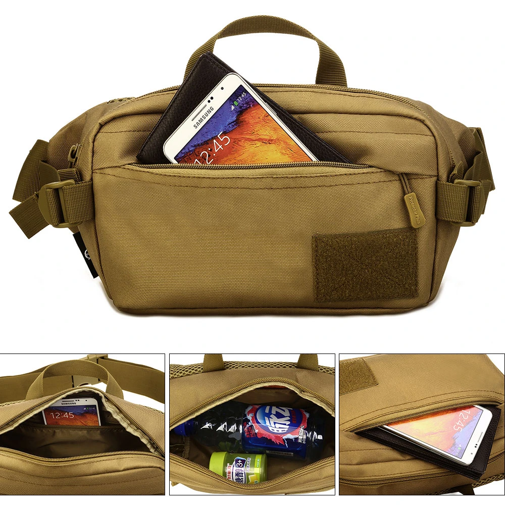Riñonera táctica de senderismo al aire libre, bolsa de pecho de hombro para acampar, militar, deportes, caza, ejército, escalada, bolsas cruzadas de viaje - imagen 3
