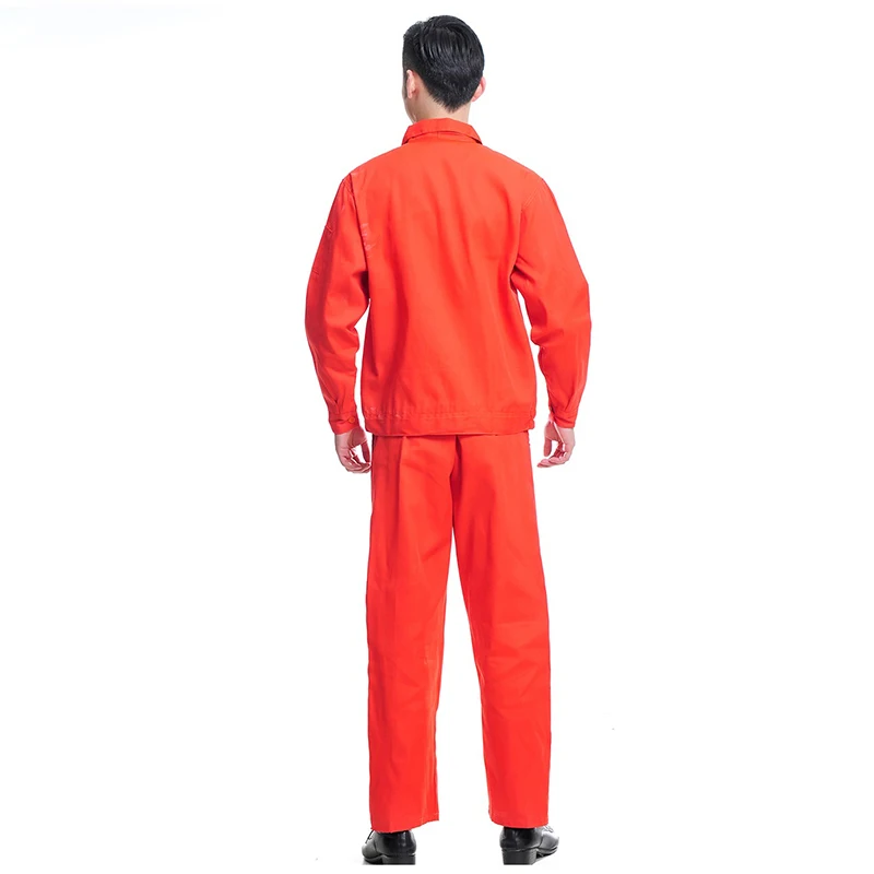 Ropa de trabajo de primavera para hombres y mujeres, chaqueta y pantalones, ropa de trabajo, bata de reparación mecánica, taller de fábrica, uniformes duraderos - imagen 5