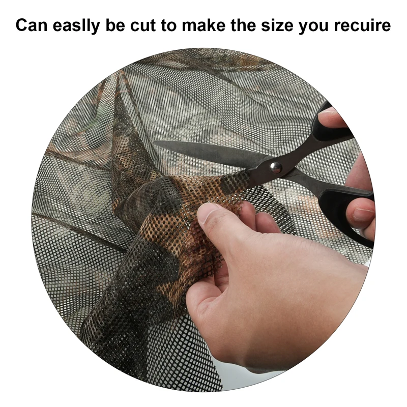 Red de camuflaje de Arce, rollo a granel, cubierta de malla ciega para acampar, decoración de caza, parasol para exteriores, toldos de jardín - imagen 3