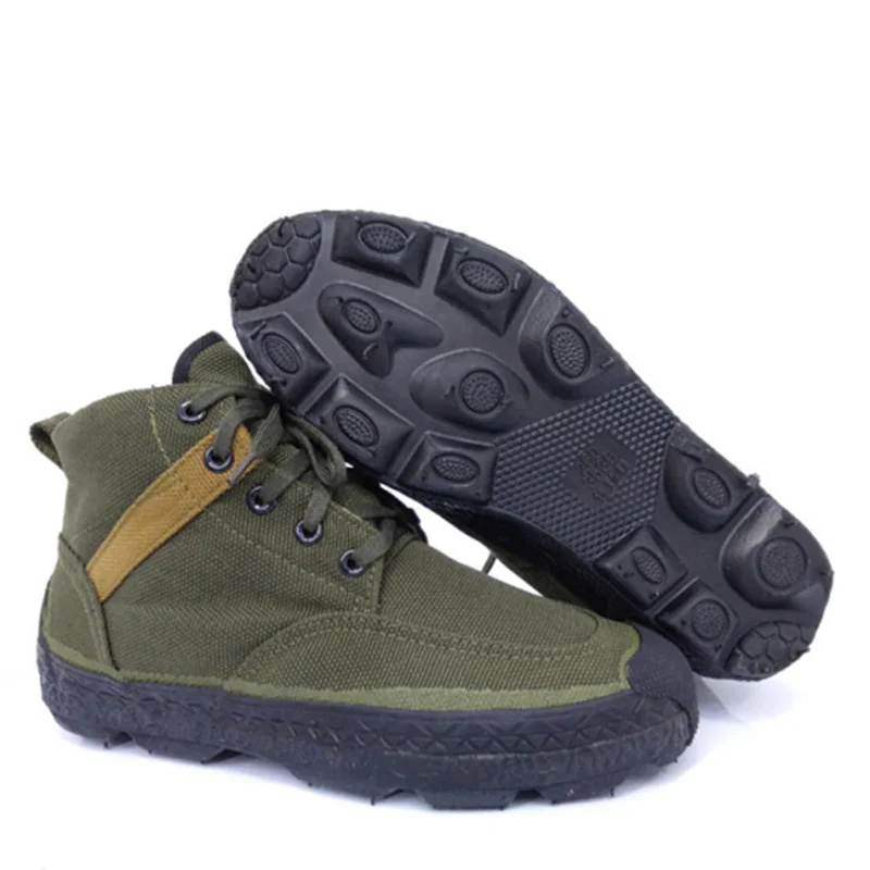 Zapatos de camuflaje militar para hombres y mujeres, botas de protección laboral de cintura alta, zapatos de entrenamiento, caza al aire libre, senderismo, escalada, trabajadores - imagen 3