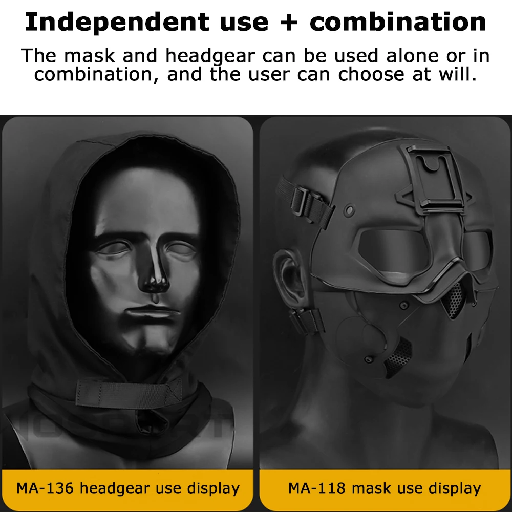 Máscara Paintball - Sistema completo