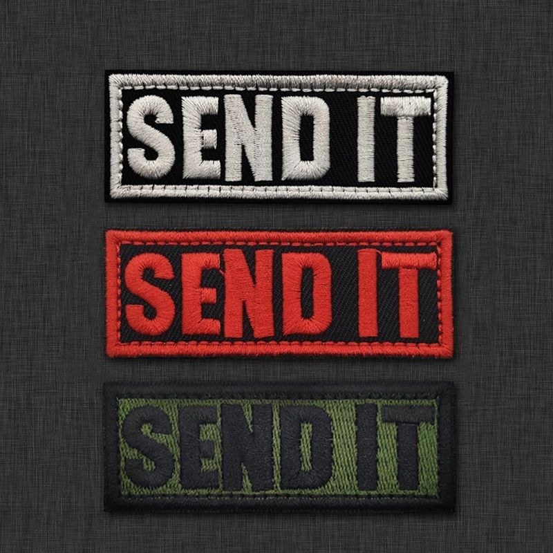 Tira larga con bordado 3D, pegatinas de tela en inglés, parche para ropa, mochila, sombrero, chaqueta vaquera, brazalete táctico, decoración - imagen 2