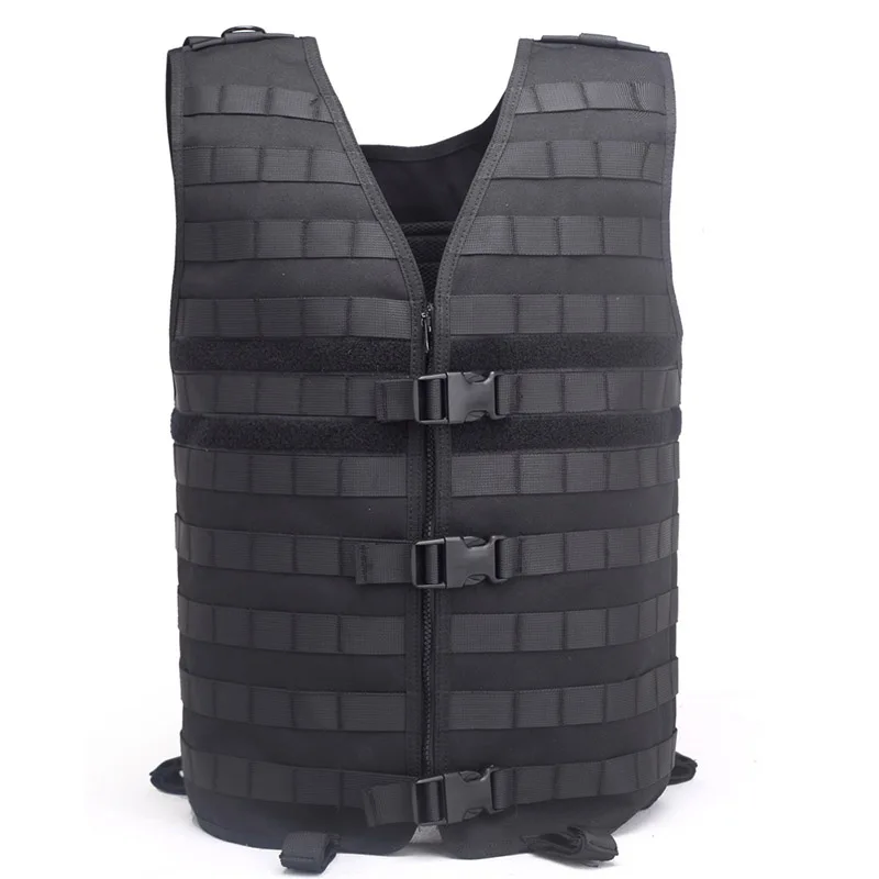 Chaleco táctico Molle Assault Plate Carrier Airsoft, malla ligera ajustable, equipo de caza CS para Paintball