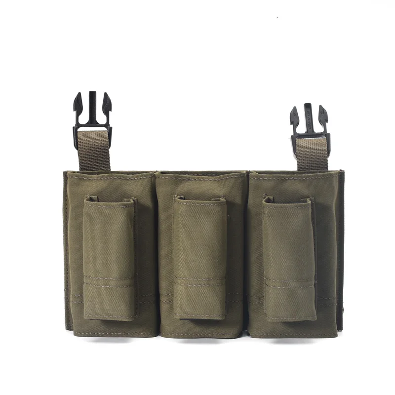 Bolsa de inserción de Panel frontal de 5,56 y 9MM, chaleco táctico LV119 FSCK AVS, soporte de ataque de seis Unión, bolsa de repuesto para revistas - imagen 3