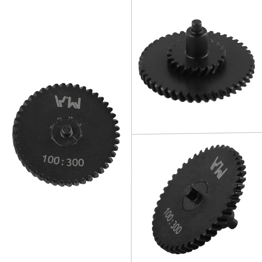 Relación de transmisión VULPO Gen2 100:300 CNC, juego de engranajes de súper Torque de caja de cambios de acero para corte Airsoft Ver.2/3 - imagen 4