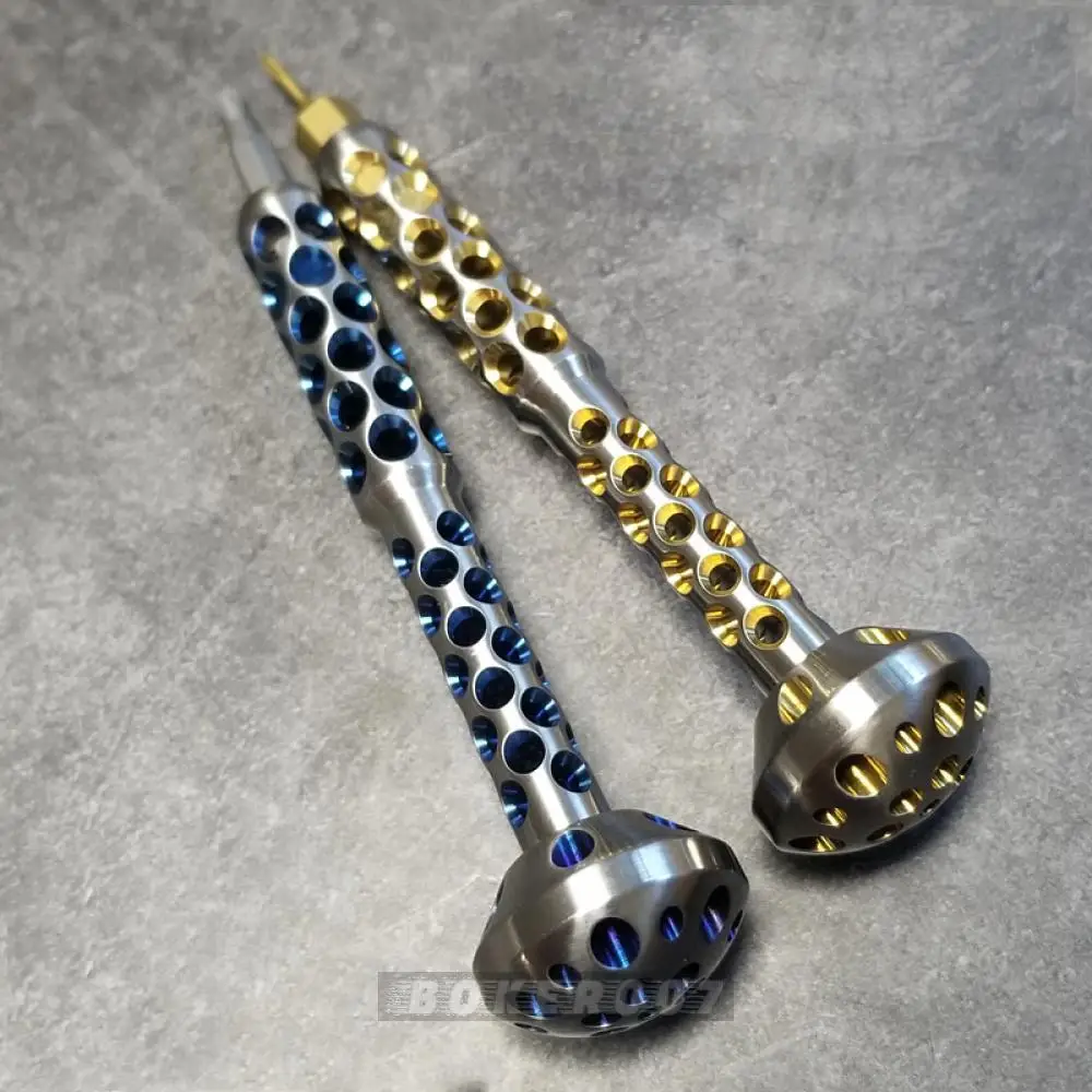 Destornillador de dedo multifunción giroscopio exquisito destornillador de mano de aleación de titanio viene con 10 cabezales S2 - imagen 3