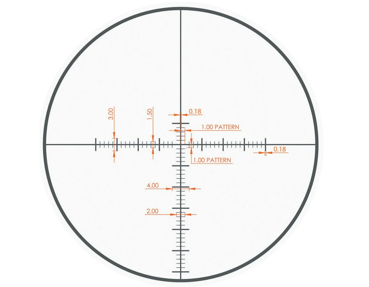 Alcance de rifle de largo alcance con enfoque lateral, retícula de caza iluminada, enfoque lateral, 6-24x50SF. 308,. 338, Anillo de 30 mm, - imagen 3