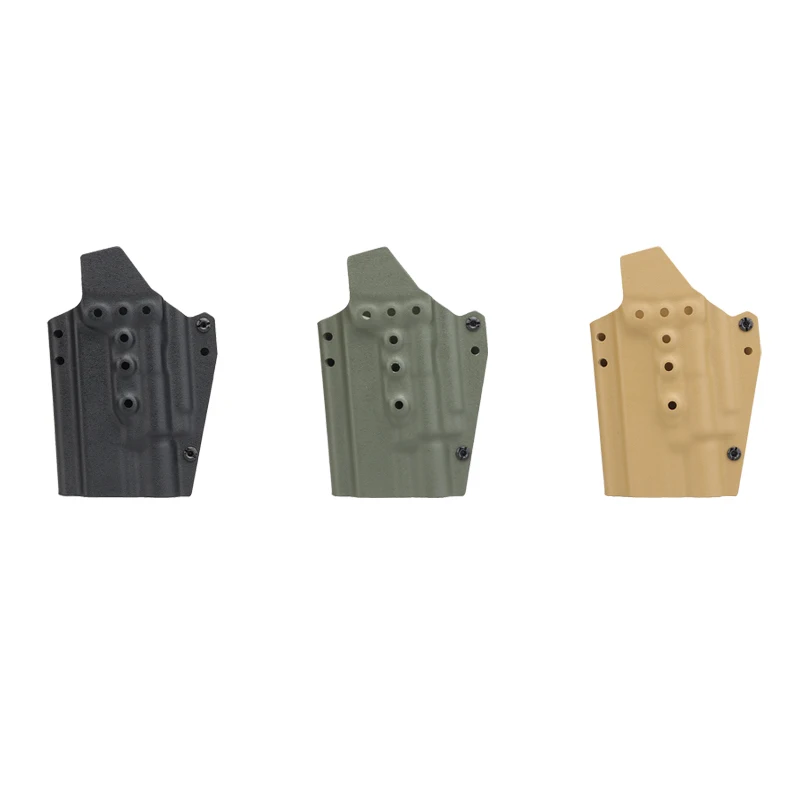 Funda de pistola táctica kydex, funda de linterna de G-X400, bolsa de caza Universal Airsoft para Glock 17 19 19X 45 - imagen 2