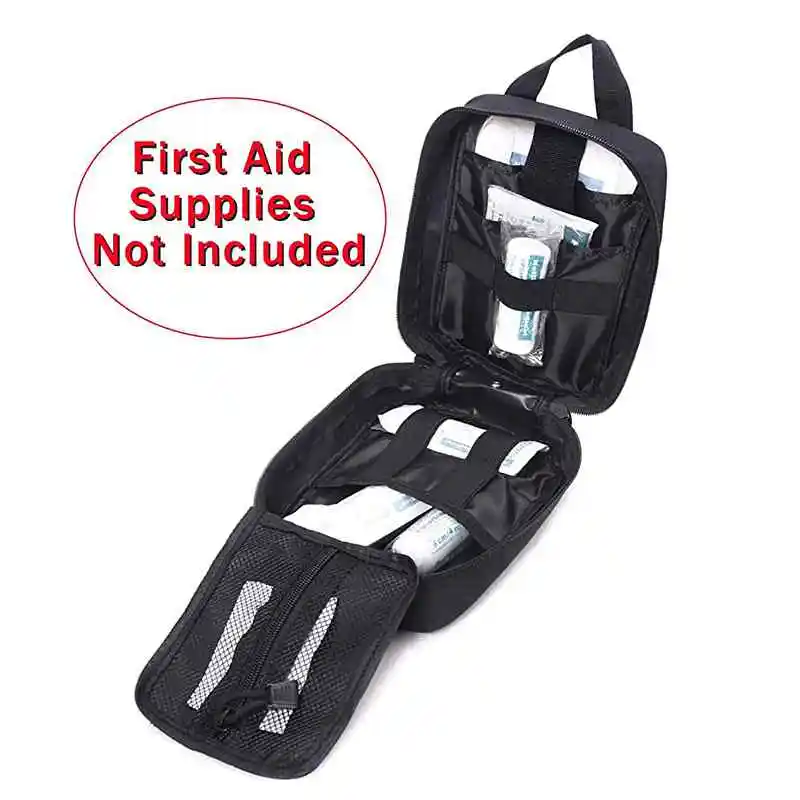 Bolsa militar Molle para viajes al aire libre y senderismo, bolso táctico de nailon duradero, rasgado, EMT, primeros auxilios, IFAK, vacío, novedad - imagen 5