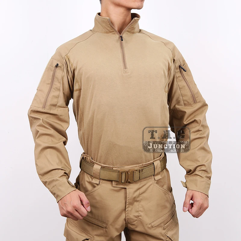 Emerson-camisa de combate táctico, camisa de manga larga, Camuflaje, Paintball, caza, campo de batalla