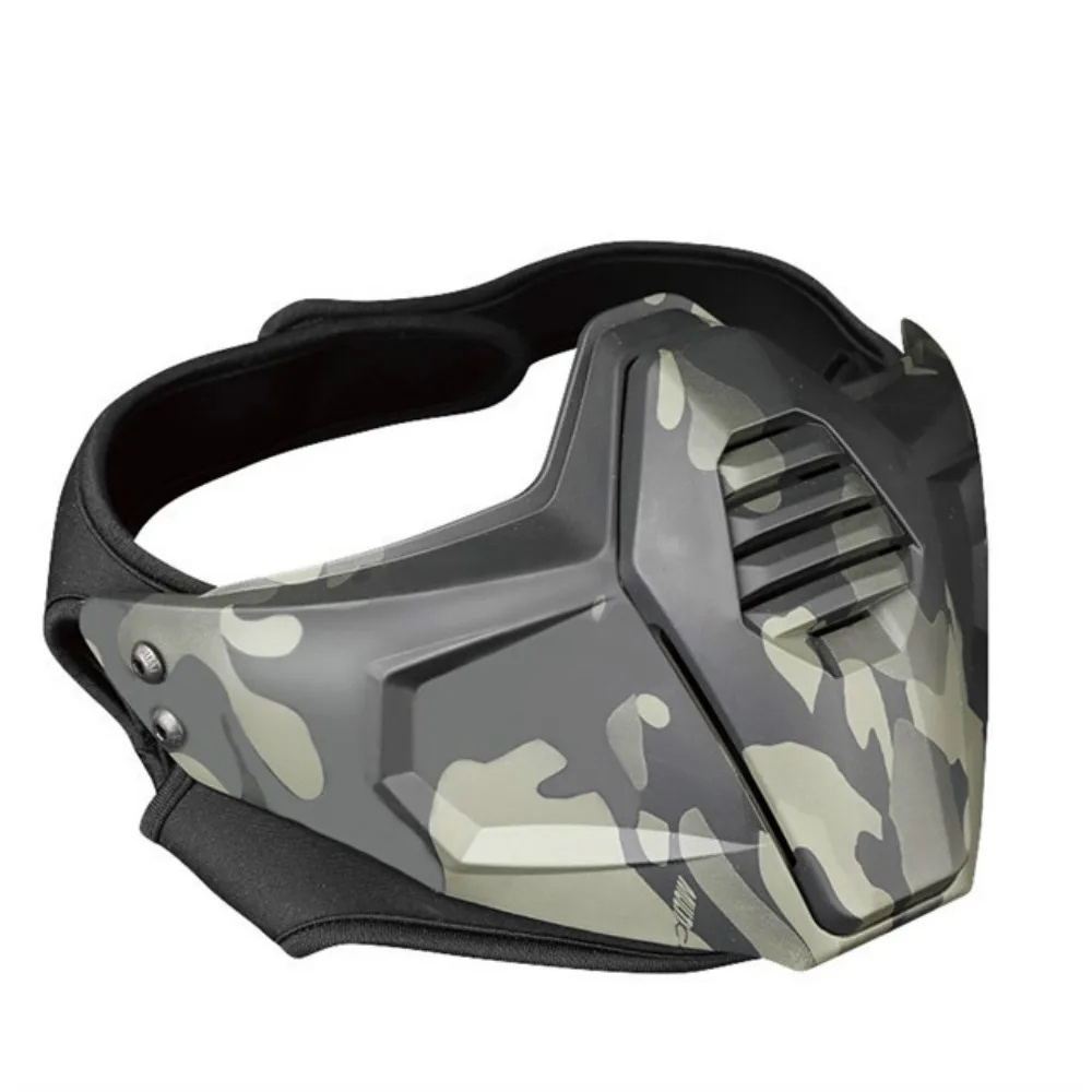 Máscara táctica de media cara para Paintball, gafas protectoras BB Gun Shooting CS, accesorios de caza, casco rápido