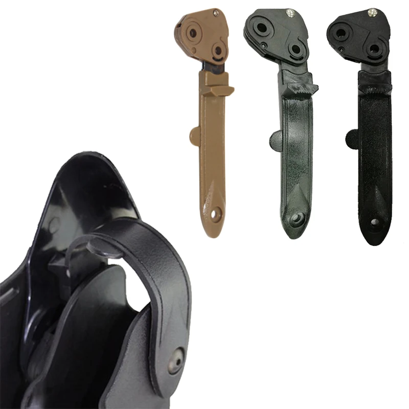 Funda de pistola con botón, cinturón táctico para GL 17 19 Usp M1911 P226 M9, funda de cintura para pistola, arco de seguridad de poliuretano - imagen 5