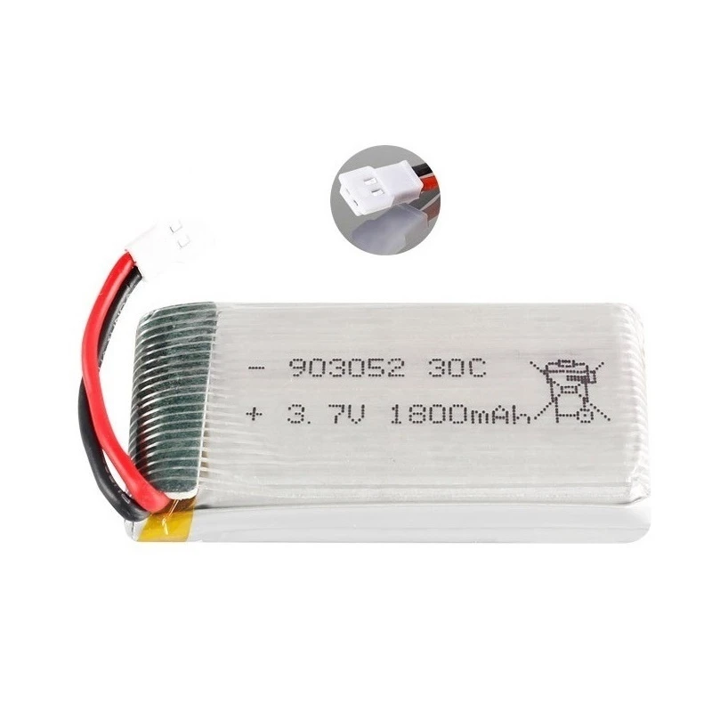 Actualización de batería Lipo de 3,7 v 1800mAh para KY601S SYMA X5 X5S X5C X5SC X5SH X5SW M18 H5P recambios de cuadrirrotor RC - imagen 2