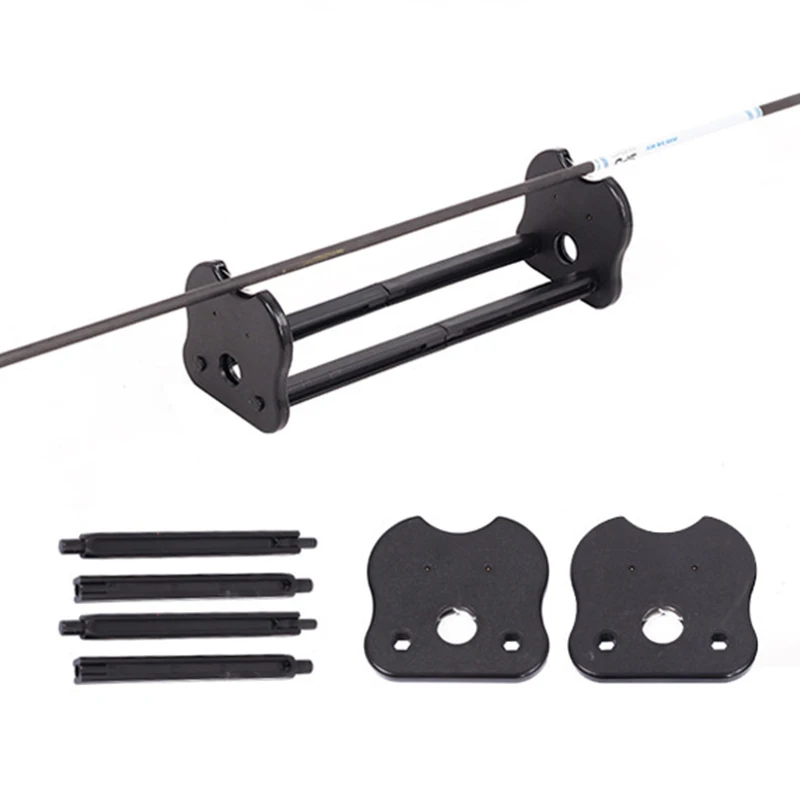 Detector de rectitud de equilibrio de flecha ABS portátil ligero herramienta de tiro con arco de caza para medición de rectitud de flecha de precisión - imagen 2