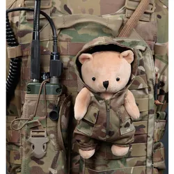 Osito peluche táctico camuflaje desmontable infantil