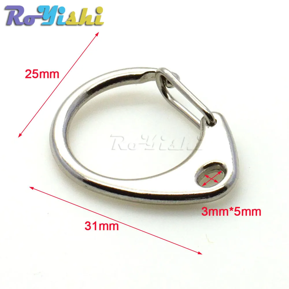 Llaveros de plata de 1000 unids/paquete, anillo dividido, llaveros de alta calidad, accesorios para hacer bricolaje - imagen 5