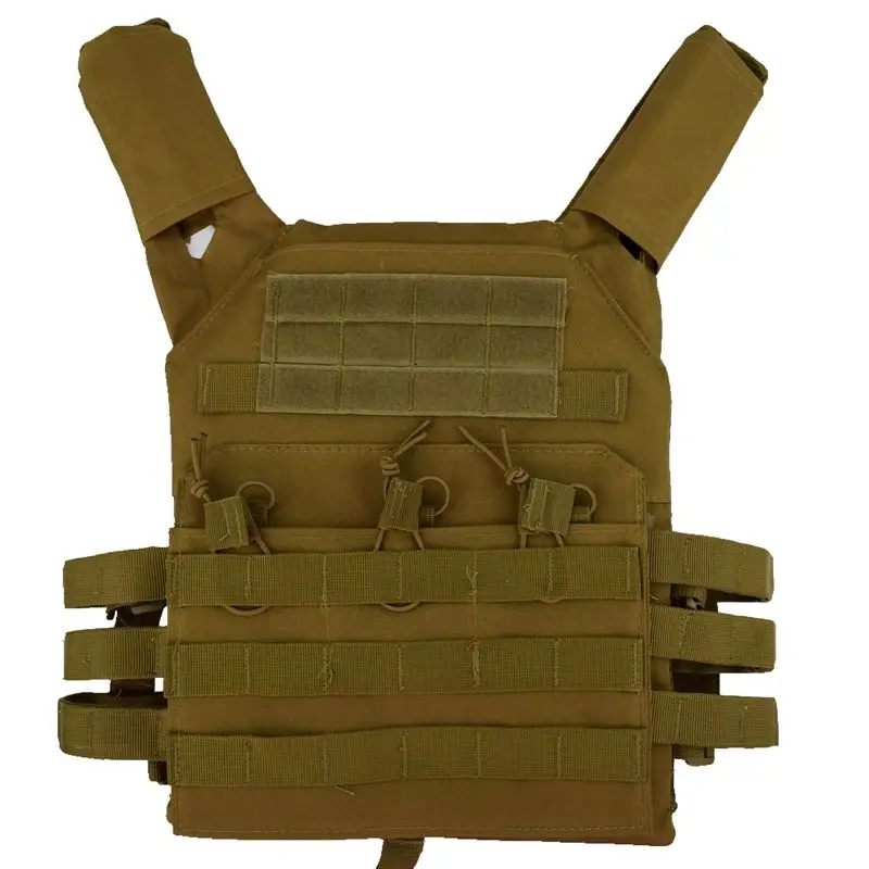 Armadura táctica de entrenamiento JPC Molle, chaleco de transporte para tablero de asalto, equipo de caza al aire libre, pistola de aire de paintball, chaleco de camuflaje - imagen 4