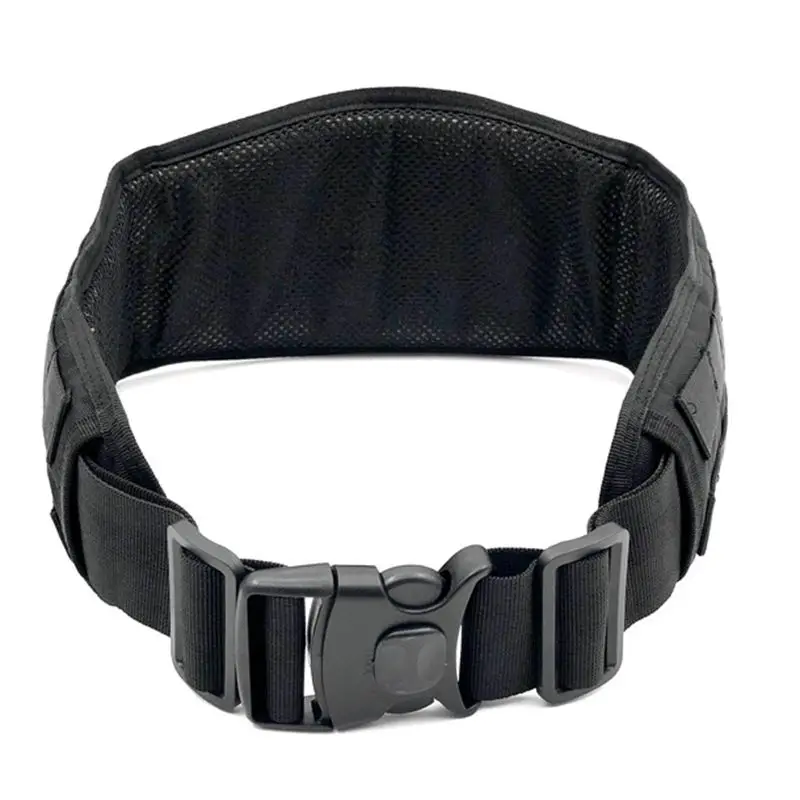 Cinturón táctico para exteriores para hombre, cinturón militar MOLLE de combate, acolchado suave, accesorios de caza - imagen 2