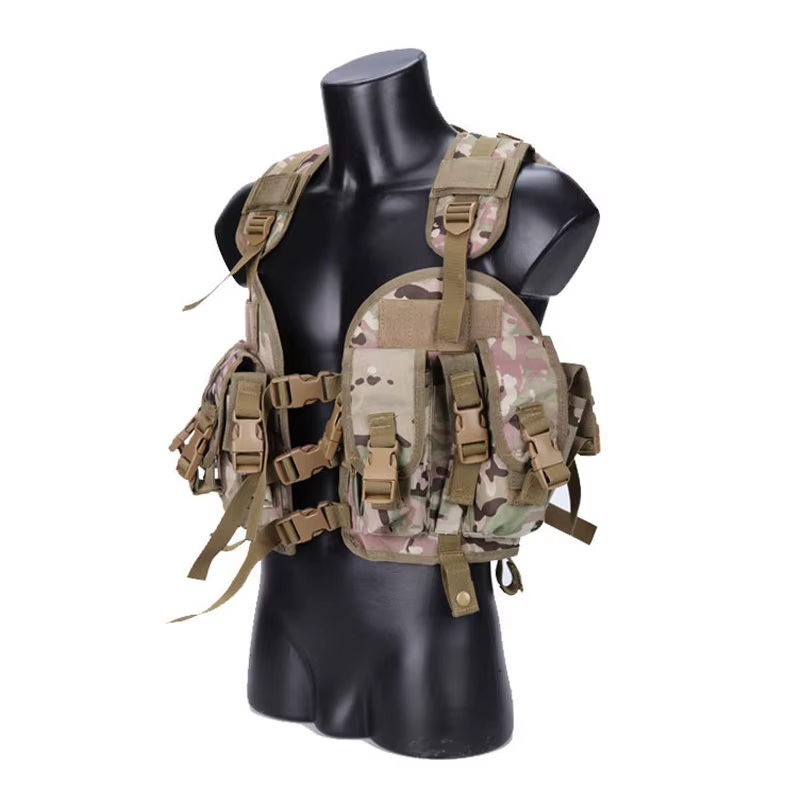 Chaleco táctico Airsoft de entrenamiento y caza - Camuflaje MOLLE - imagen 5