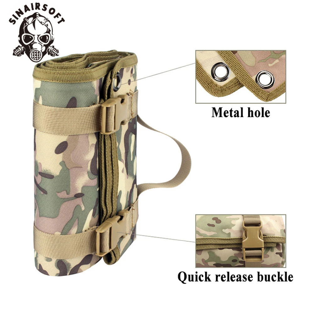 Alfombra antideslizante para tiro al aire libre, Alfombra de limpieza para Rifle, pistola de caza, impermeable, manta de Picnic para acampar, tapete táctico para tiro Airsoft - imagen 3