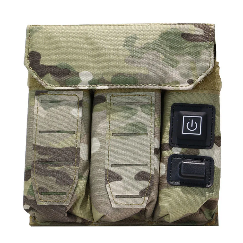 Bolsa táctica Molle para revistas de 9mm, funda con función más cálida, accesorios de caza, pistola, alimentación USB, temperatura ajustable - imagen 2