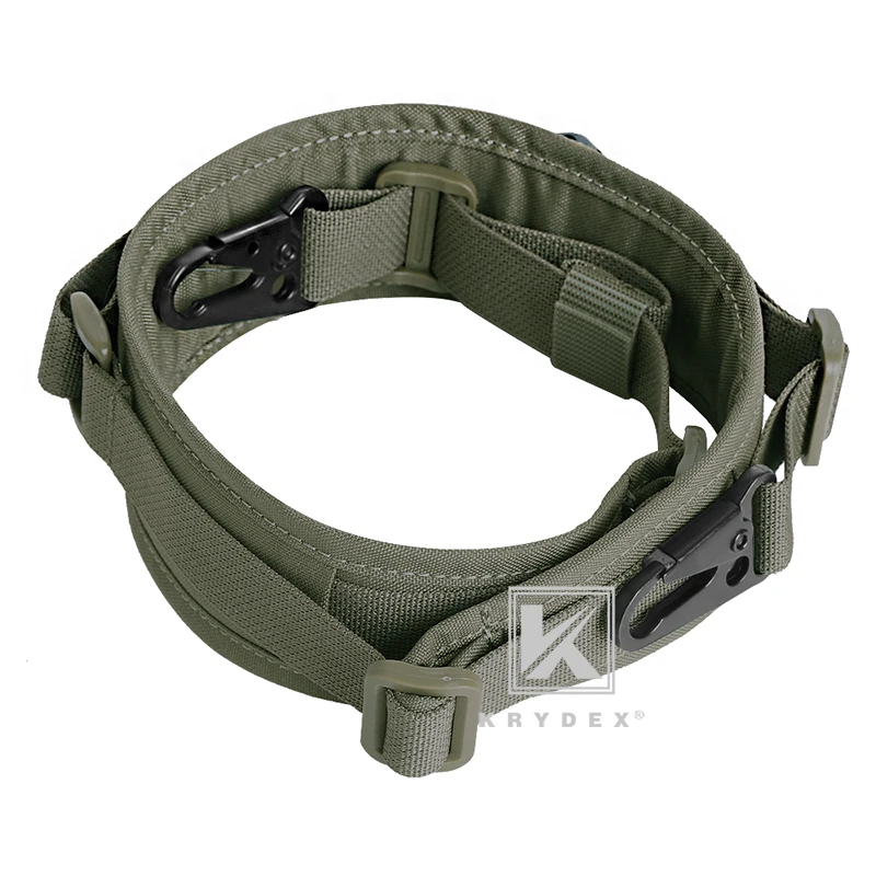 KRYDEX-eslinga para Rifle táctico, correa Modular extraíble de 2 puntos/1 punto, 2,25 ", eslinga acolchada, accesorios de caza y tiro de combate - imagen 4