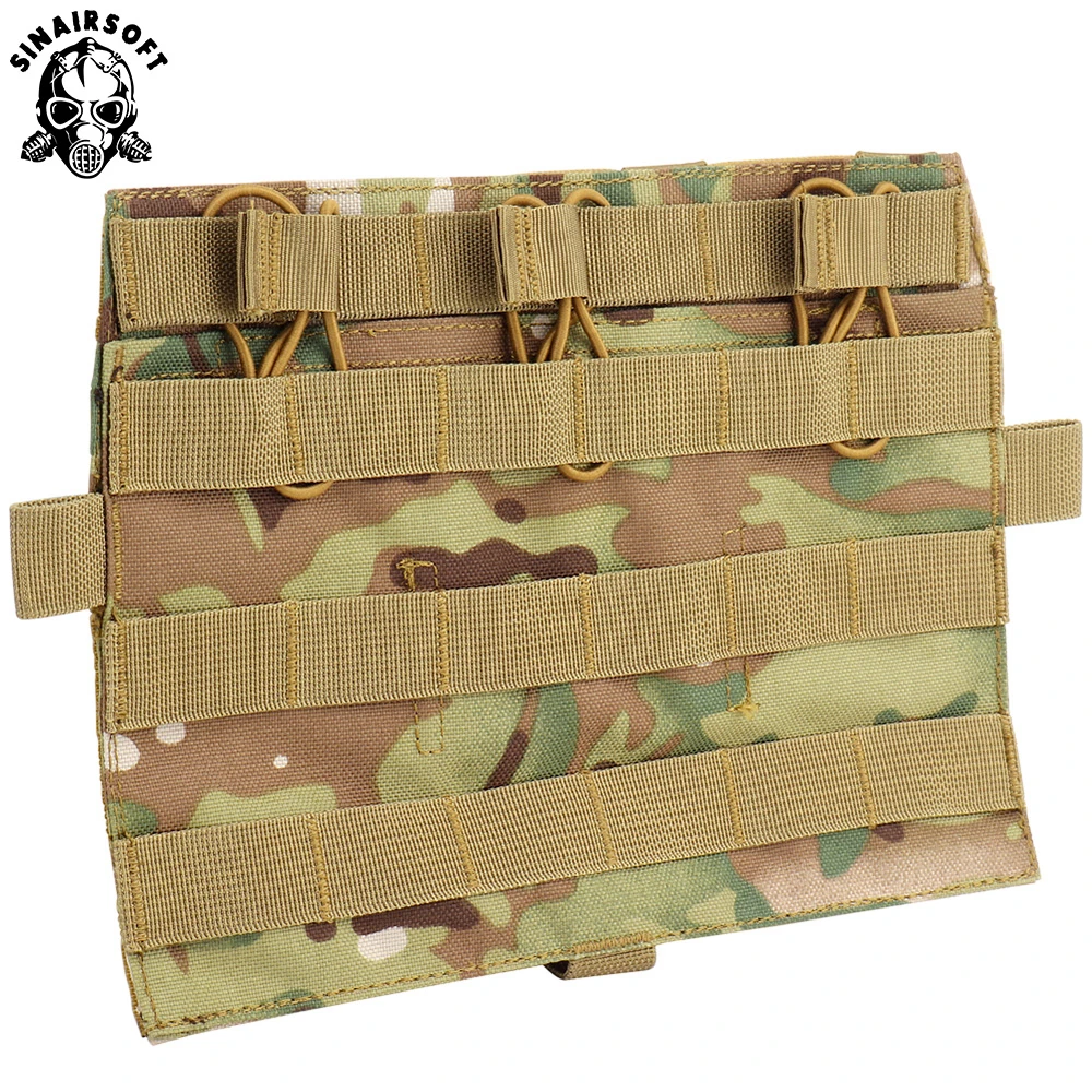 Panel de bolsa Molle frontal QD táctico, solapa desmontable, sistema de chaleco JPC AVS, componente de caza, accesorios de Paintball Airsoft de nailon - imagen 4