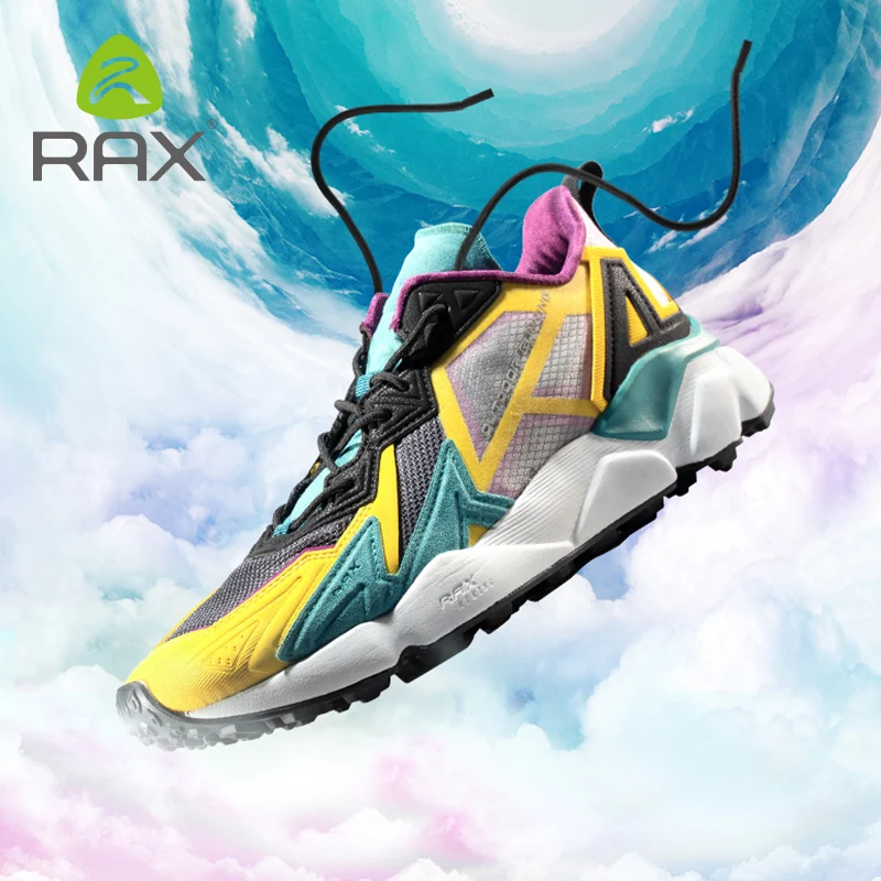 RAX 2021 Zapatillas para correr para hombre, zapatos deportivos transpirables para exteriores, zapatillas ligeras para mujer, botas informales cómodas para caminar - imagen 5
