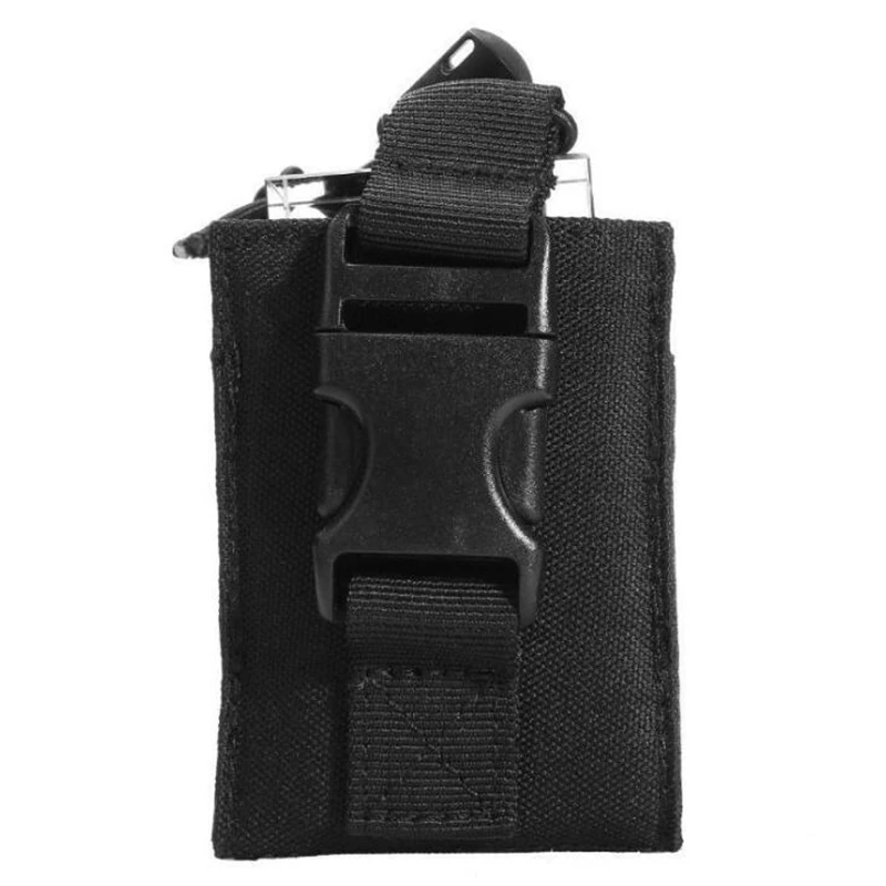 Molle-bolsa táctica para walkie-talkie, bolsa de almacenamiento para interfono, funda para Radio al aire libre, soporte para caza y tiro - imagen 2