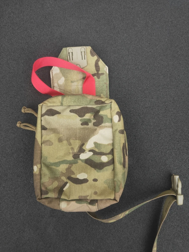 Bolsa médica táctica de liberación rápida para deportes al aire libre, bolsa de secado al sol Vertical, tela MC, Ifak - imagen 3