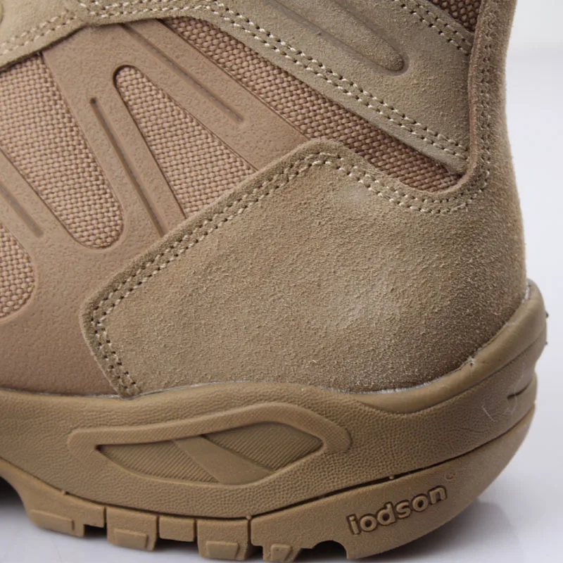 Botas impermeables ultraligeras para hombre, zapatos resistentes al desgaste, antideslizantes, de tubo alto, para entrenamiento al aire libre, acampada, senderismo, 07 - imagen 5