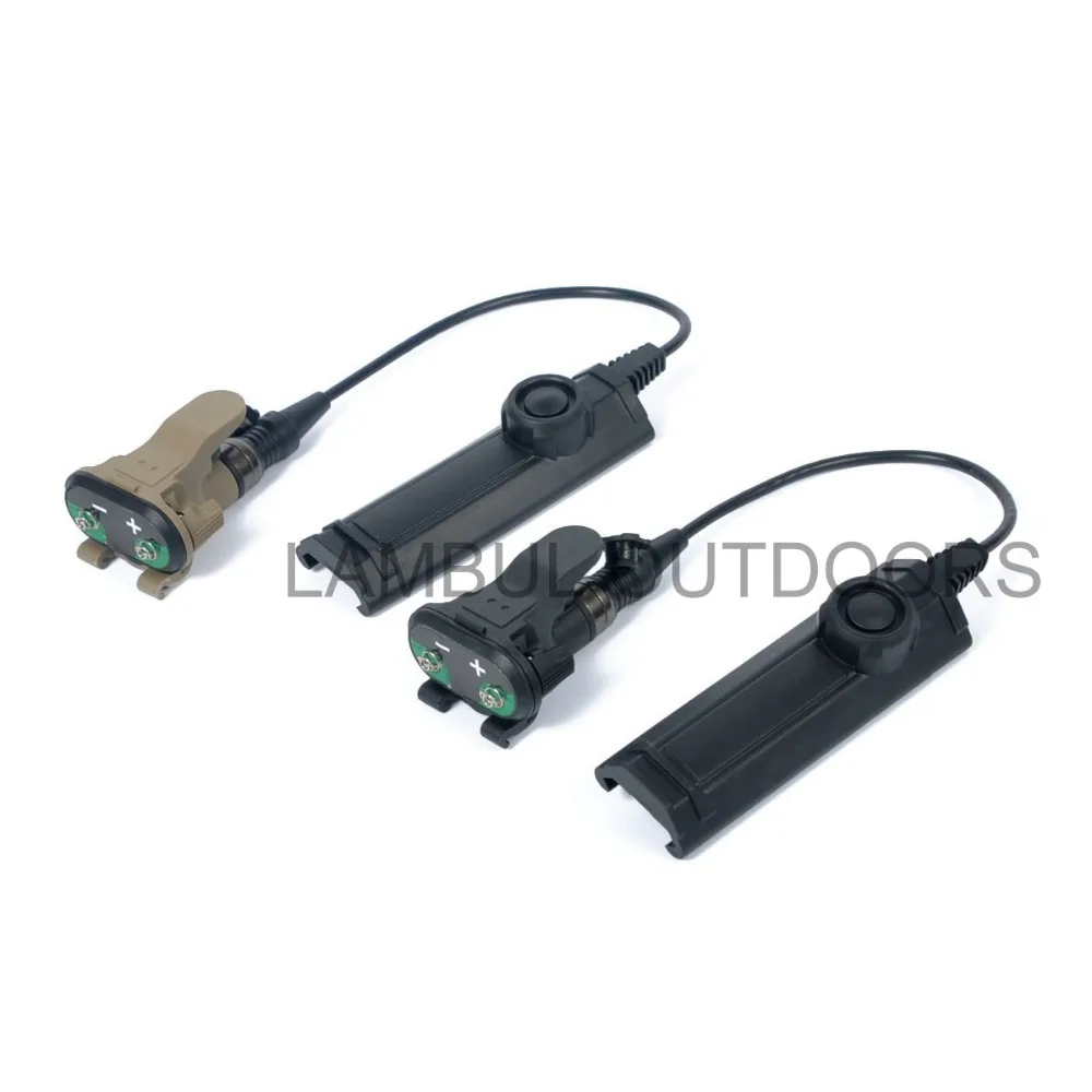 Conjunto de interruptor doble remoto táctico X300 X400 para linterna serie X, interruptor de antorcha de luz de Control constante/momentáneo - imagen 2