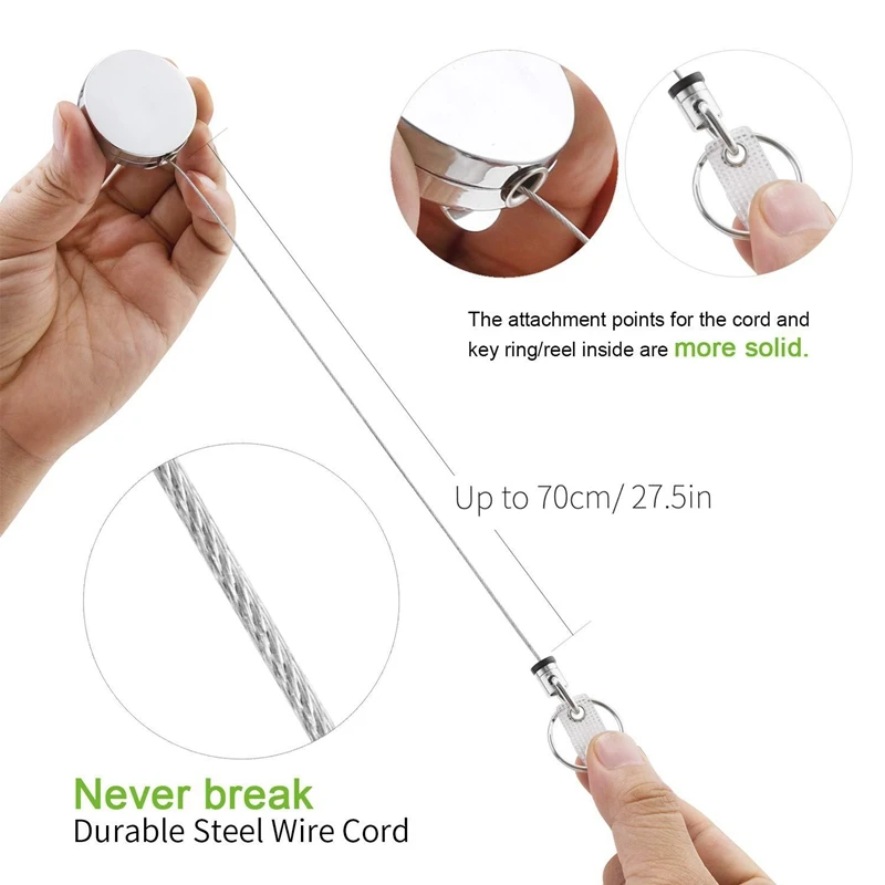 Llavero táctico de acero, para deportes al aire libre, caza, ciclismo - imagen 4