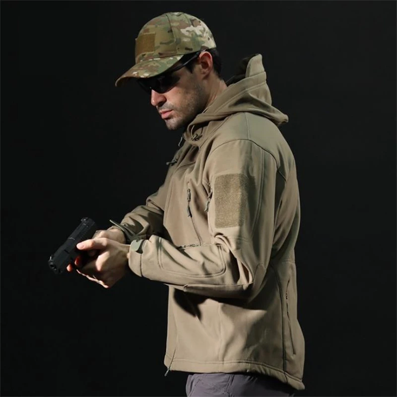 Chaqueta militar de lana para hombre y mujer, chaqueta táctica del ejército, impermeable, Multicam, rompevientos de camuflaje, Otoño e Invierno - imagen 2