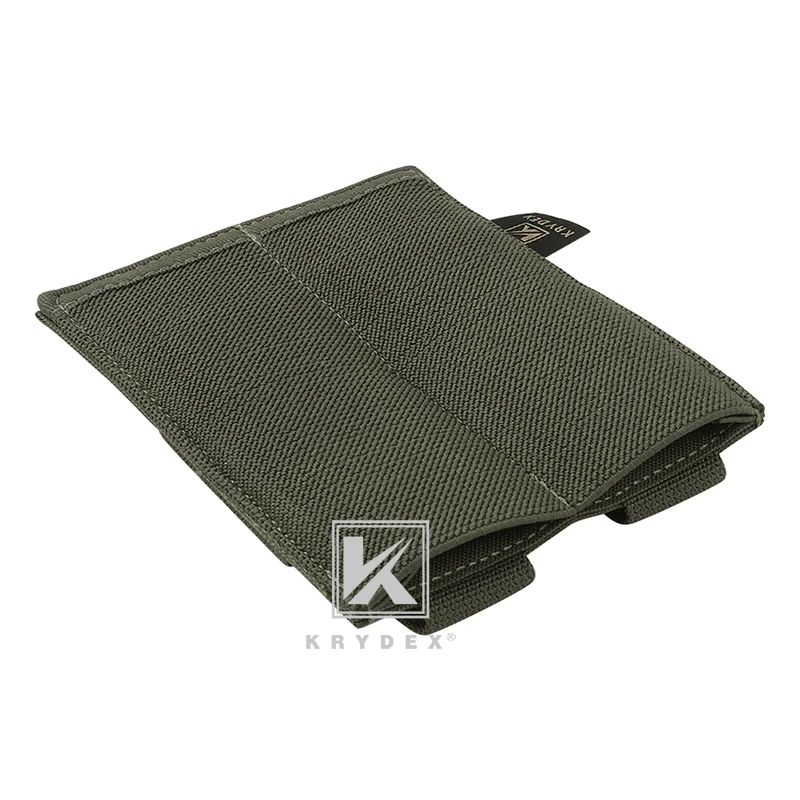 KRYDEX-bolsa elástica táctica para revistas, 9mm, 45 pistolas, doble parte superior abierta, alta velocidad, dibujo rápido, bolsa MOLLE Mag, accesorios de caza - imagen 5