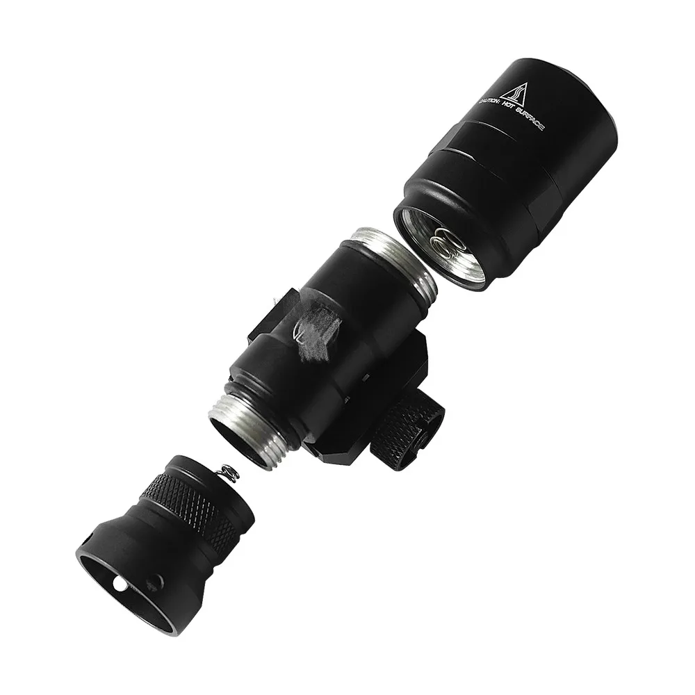 Minilinterna de reconocimiento táctica M300 M300B, luz de arma monomodo con interruptor de presión, para caza y senderismo - imagen 4