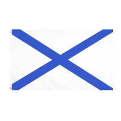 Xiangying 90X150CM ejército ruso militar marino Andrew Cruz Azul bandera de la Marina de Andreevskiy