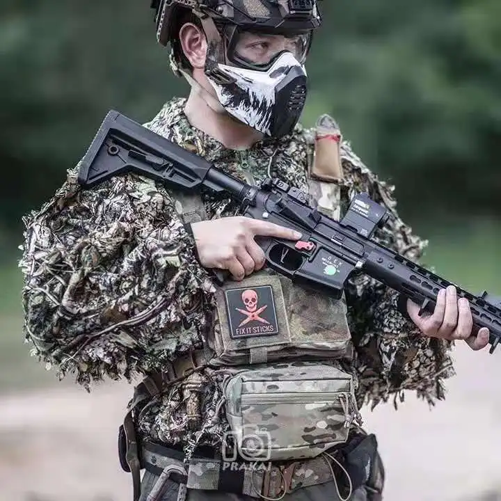 Marcador de muerte CS con bandera de matar de estilo ruso, accesorio para entusiastas del ejército de juego de paintball táctico, banda de señal de muerte de liberación rápida - imagen 3