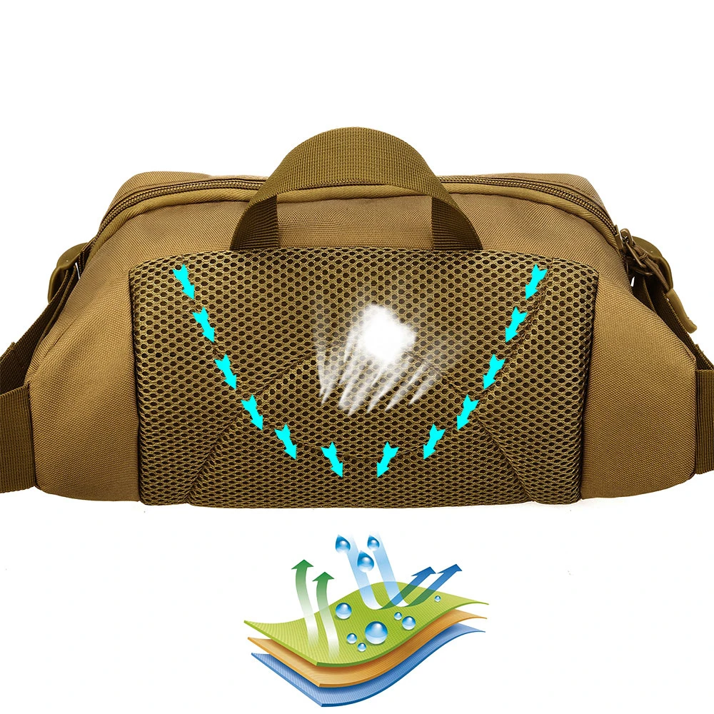 Riñonera táctica de senderismo al aire libre, bolsa de pecho de hombro para acampar, militar, deportes, caza, ejército, escalada, bolsas cruzadas de viaje - imagen 4